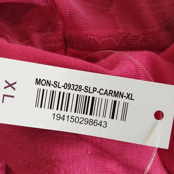 NWT Adore Me Dark Pink Elegant Pink Women's Nightgown Nightie XL - Picture 7 of 9